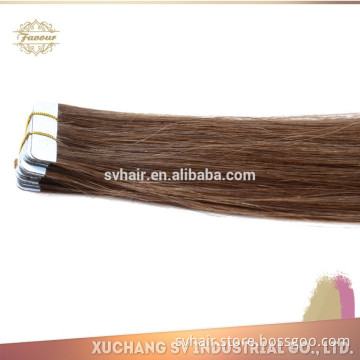high quality silky straight 100% virgin Indian human hair extension PU skin weft hair, tape hair extensions hot new products